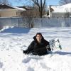 Snow Backyard